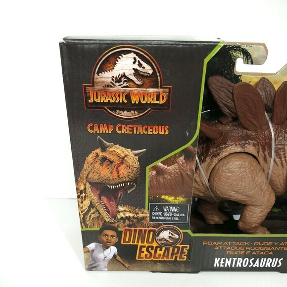 Jurassic World Camp Cretaceous Kentrosaurus Roar Attack Figure with Sound Mattel - Picture 2 of 8